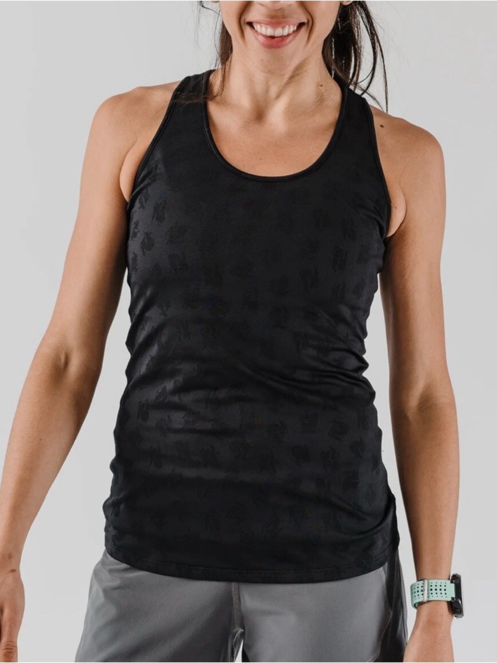 rabbit Women's Bunny Hop Tank Top Size MD, black